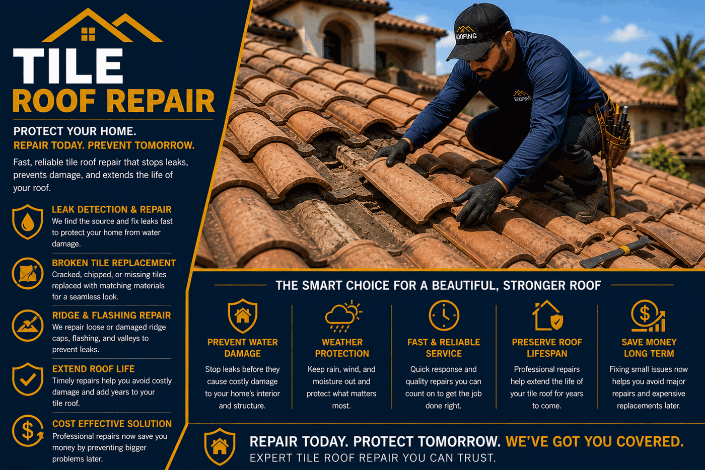 Tile Roof Repair Santa Monica